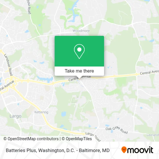 Batteries Plus map