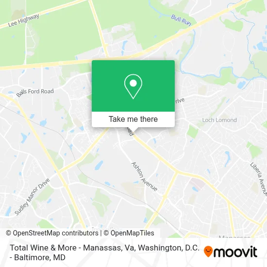 Total Wine & More - Manassas, Va map