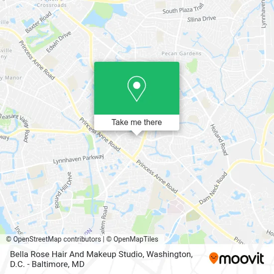 Bella Rose Hair And Makeup Studio map