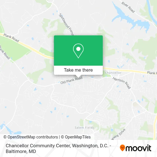 Chancellor Community Center map