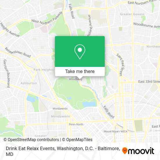 Drink Eat Relax Events map