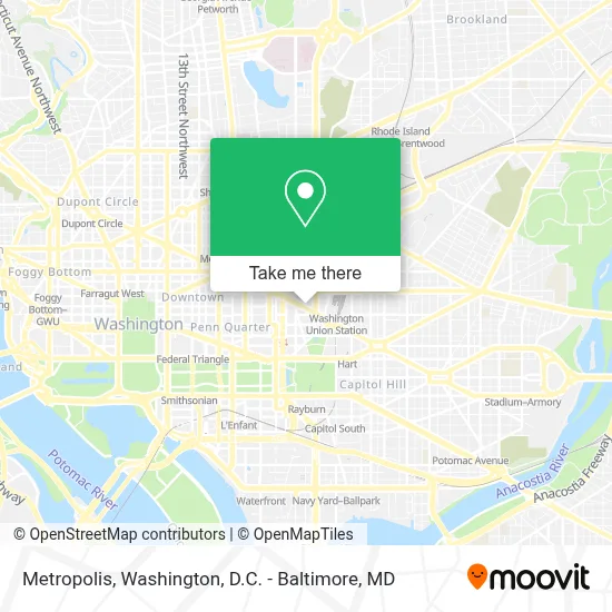 Metropolis map