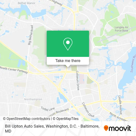 Bill Upton Auto Sales map