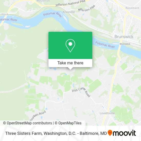 Three Sisters Farm map