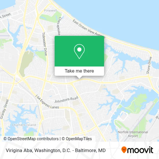 Virigina Aba map