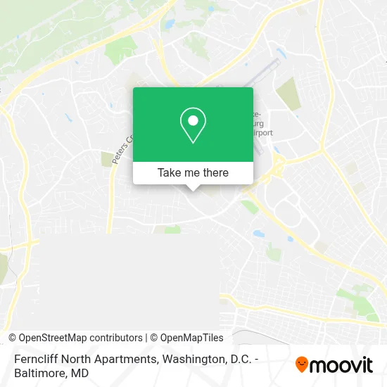 Ferncliff North Apartments map