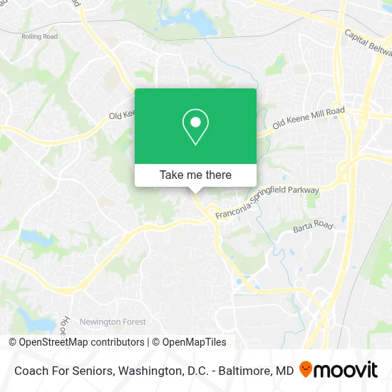 Coach For Seniors map