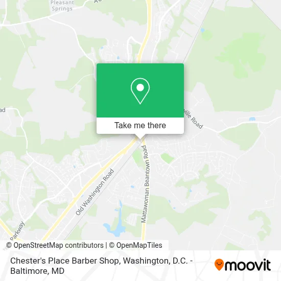 Chester's Place Barber Shop map