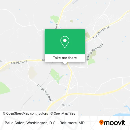 Salon Bella map