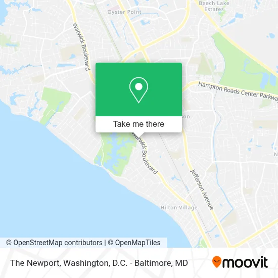 The Newport map
