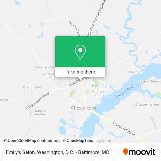 Emily's Salon map