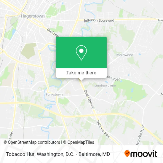 Tobacco Hut map