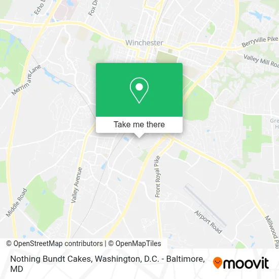 Nothing Bundt Cakes map