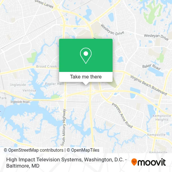 High Impact Television Systems map