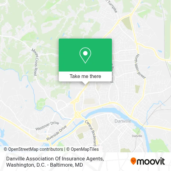Danville Association Of Insurance Agents map