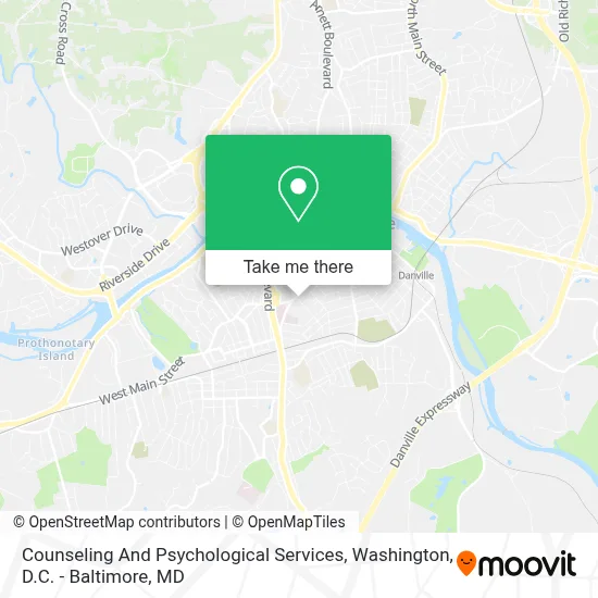 Counseling And Psychological Services map