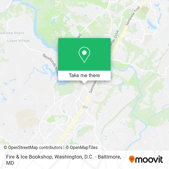 Fire & Ice Bookshop map