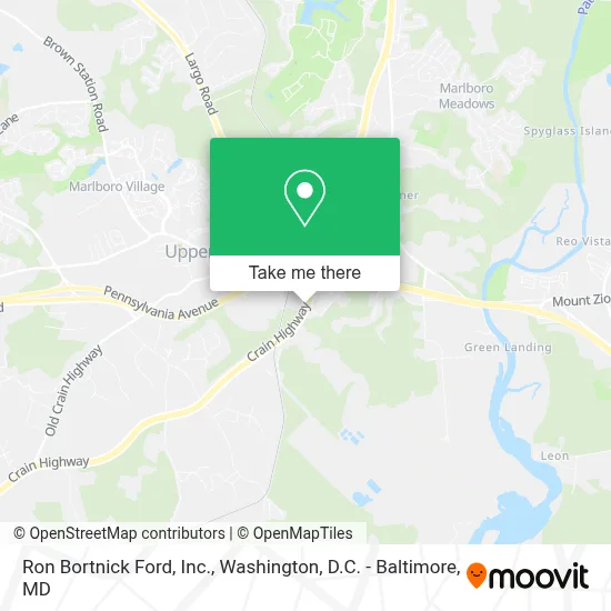 Ron Bortnick Ford, Inc. map