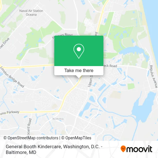 General Booth Kindercare map