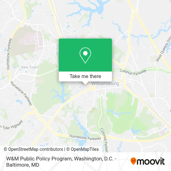W&M Public Policy Program map