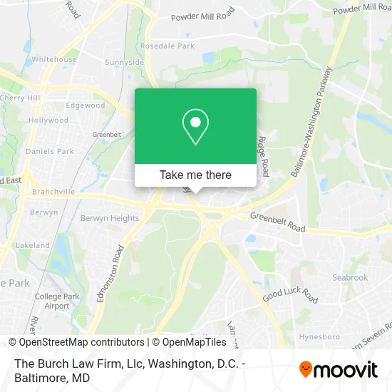The Burch Law Firm, Llc map