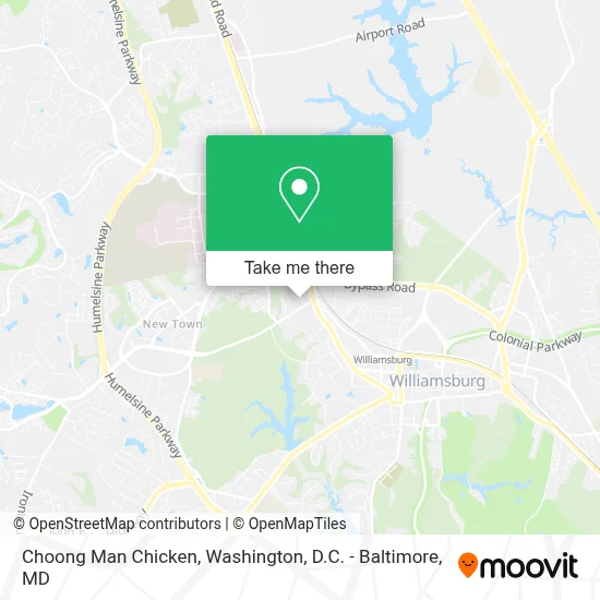 Choong Man Chicken map