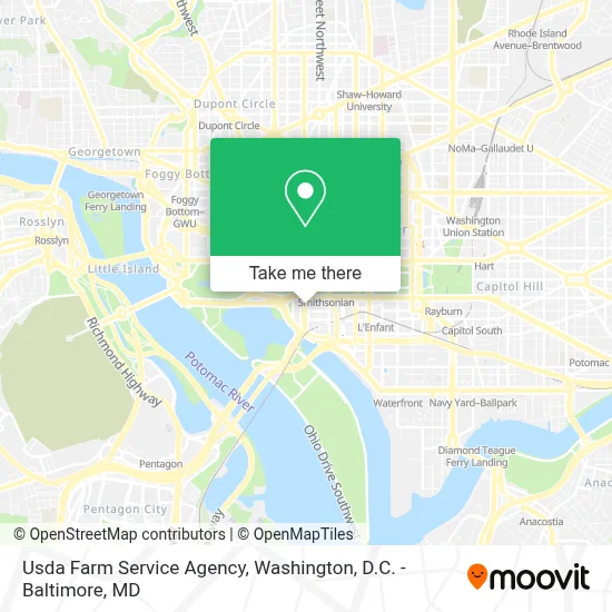 Usda Farm Service Agency map