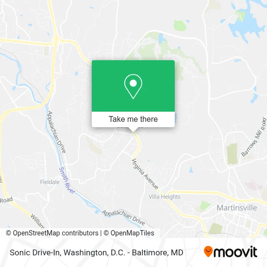 Sonic Drive-In map