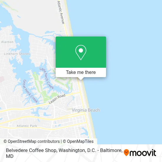 Belvedere Coffee Shop map