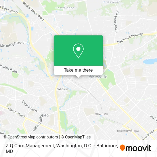 Z Q Care Management map