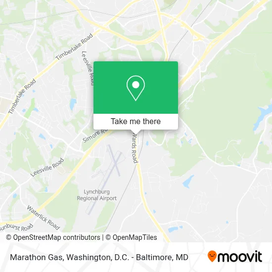 Marathon Gas map
