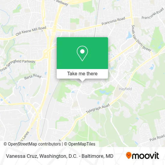 Vanessa Cruz map