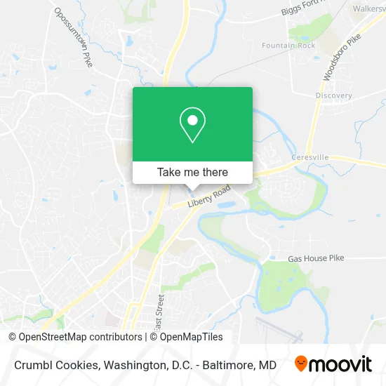 Crumbl Cookies map