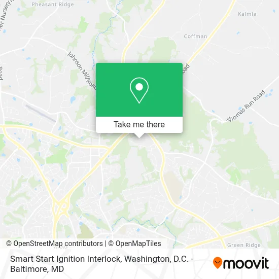 Smart Start Ignition Interlock map