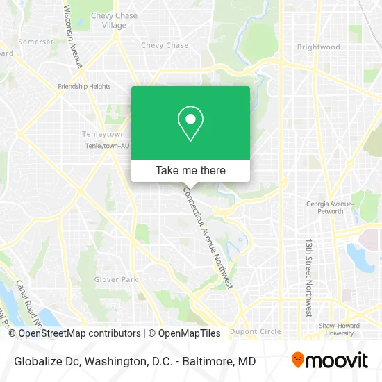 Globalize Dc map
