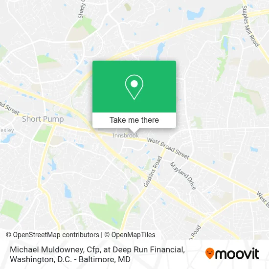 Michael Muldowney, Cfp, at Deep Run Financial map