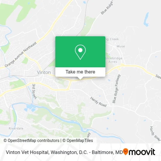 Vinton Vet Hospital map