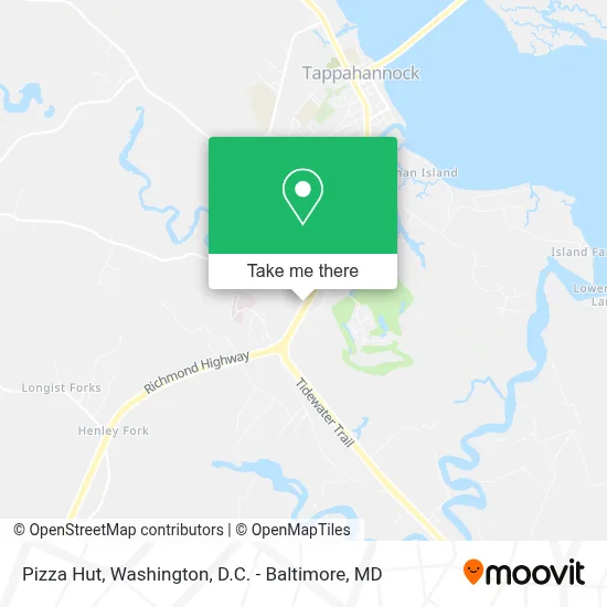 Pizza Hut map