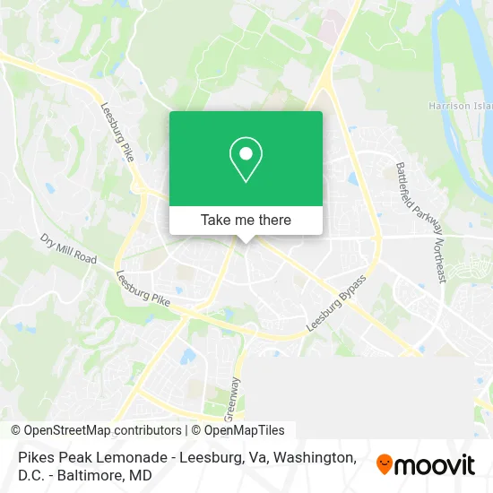 Pikes Peak Lemonade - Leesburg, Va map