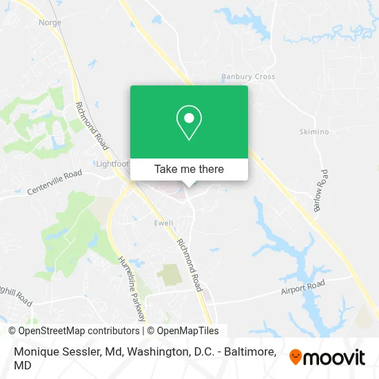 Monique Sessler, Md map