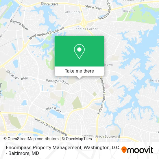 Encompass Property Management map