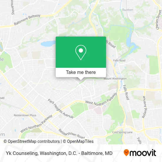 Yk Counseling map