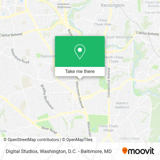Digital Studios map