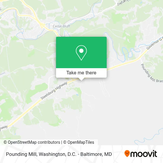 Pounding Mill map