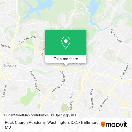 Rock Church Academy map