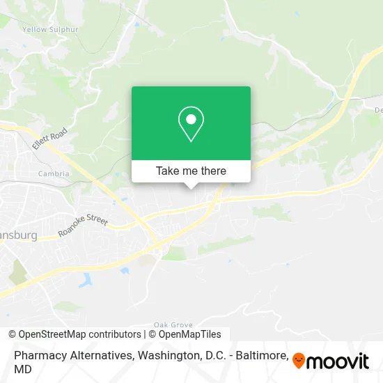 Pharmacy Alternatives map
