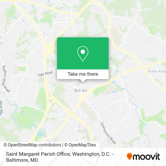 Saint Margaret Parish Office map