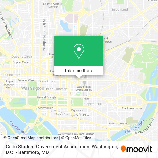 Ccdc Student Government Association map