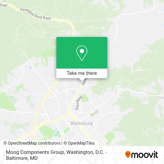 Moog Components Group map
