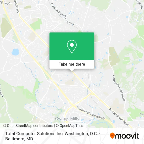 Total Computer Solutions Inc map
